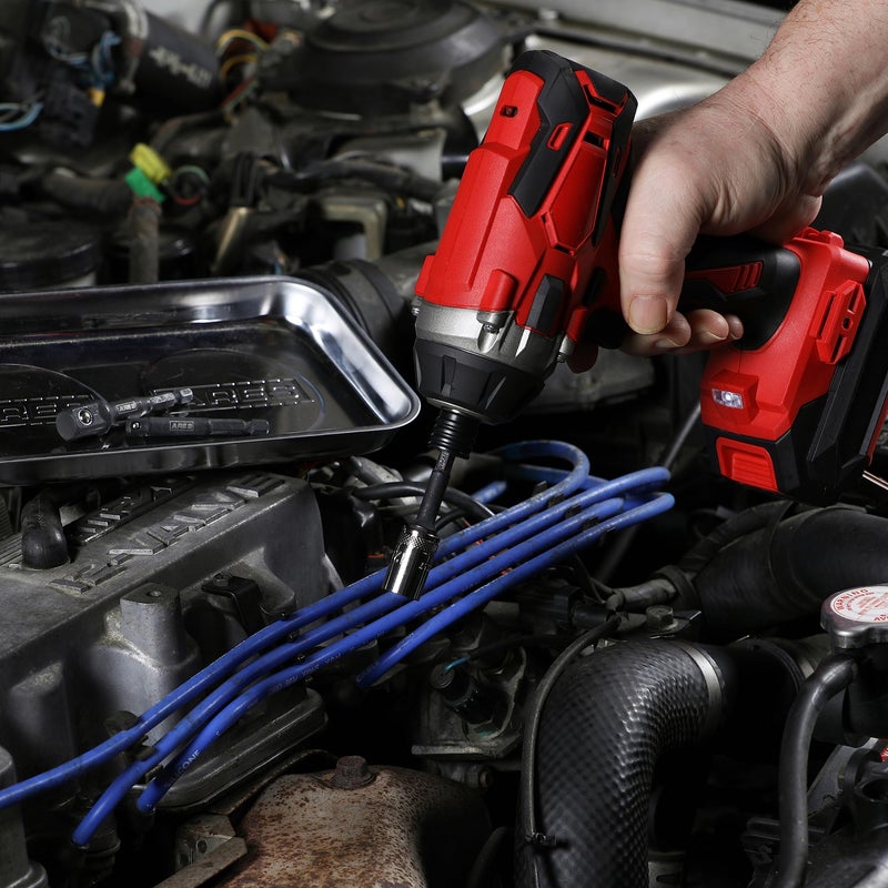 ARES 22022-3-Inch Impact Grade Socket Adapter Set - Turns Impact Drill Driver into High Speed Socket Driver - 1/4-Inch, 3/8-Inch, and 1/2-Inch Drive - Image 5