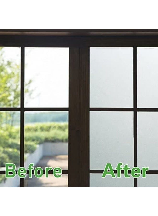 سبراي سنفرة الزجاج المؤقت – خصوصية بدون تضحية بالإضاءة  يحجب الرؤية من الداخل والخارج، لكنه يسمح بمرور الضوء بنسب قليلة للحفاظ على إشراقة المكان. - Image 1