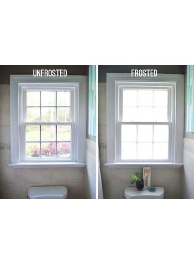 سبراي سنفرة الزجاج المؤقت – خصوصية بدون تضحية بالإضاءة  يحجب الرؤية من الداخل والخارج، لكنه يسمح بمرور الضوء بنسب قليلة للحفاظ على إشراقة المكان. - Image 2
