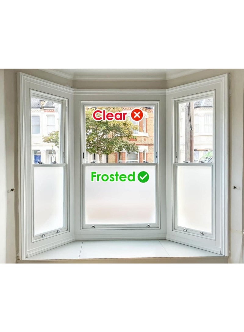 سبراي سنفرة الزجاج المؤقت – خصوصية بدون تضحية بالإضاءة  يحجب الرؤية من الداخل والخارج، لكنه يسمح بمرور الضوء بنسب قليلة للحفاظ على إشراقة المكان. - Image 3