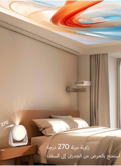 VEVSHAO VEVSHAO A10 Smart Projector Android 11.0 Projector Wi-Fi Display 270° Flexible Angle Video Projector with Lamp  - Image 2