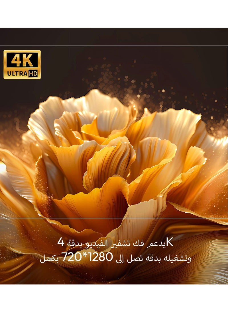 فيشاو جهاز عرض ذكي VEVSHAO A10 يعمل بنظام Android 11.0 وشاشة Wi-Fi بزاوية مرنة 270 درجة وجهاز عرض فيديو مزود بمصباح  - Image 5