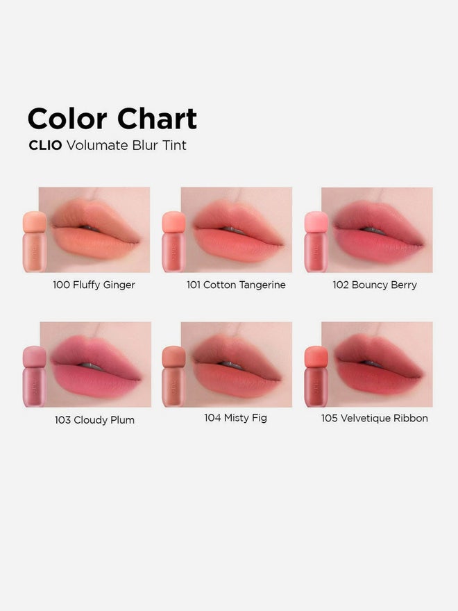 CLIO PROFESSIONAL CLIO Cosmetics Volumate Blur Tint 101 Cotton Tangerine - Image 3