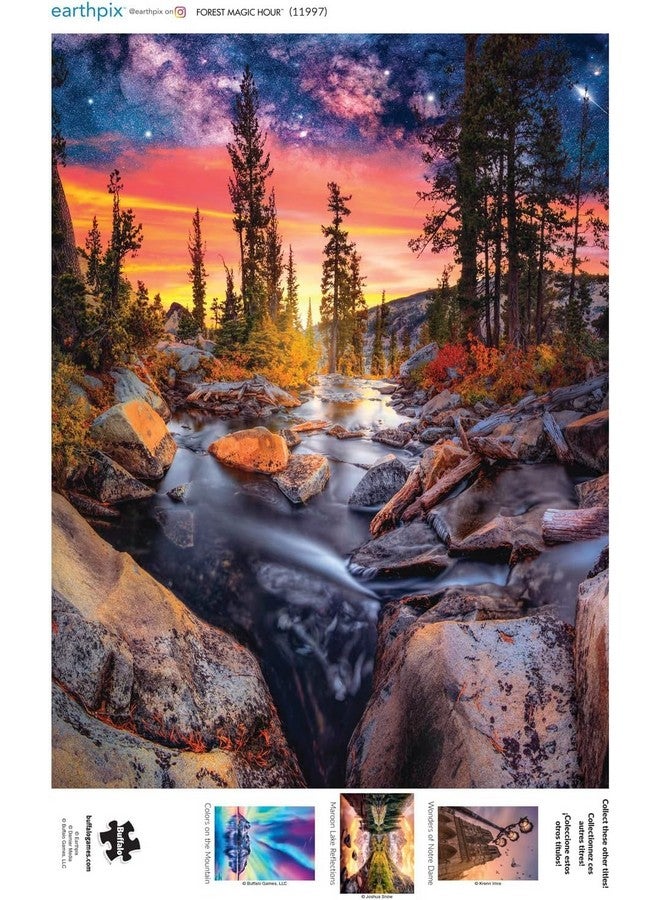 Buffalo Games - Earthpix - Forest Magic Hour - 1000 Piece Jigsaw Puzzle for Adults -Challenging Puzzle Perfect for Game Nights - Finished Size is 26.75 x 19.75 - Image 5