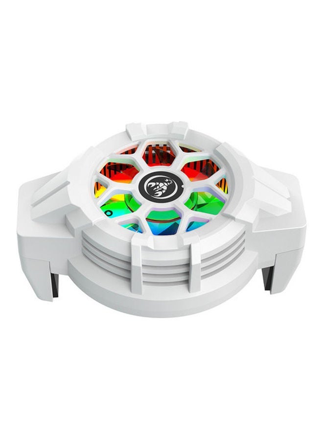 NIBEMINENT Portable Mobile Phone Heat Dissipation Clip White - Image 2