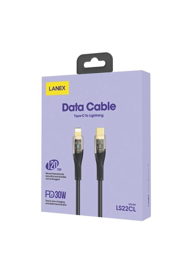 LANEX LANEX Type-C To Lightning Data Cable 1.2M LS22CL  - Image 4