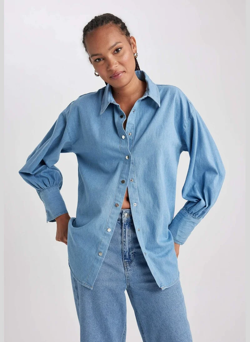 ديفاكتو Woman Denim Shirt