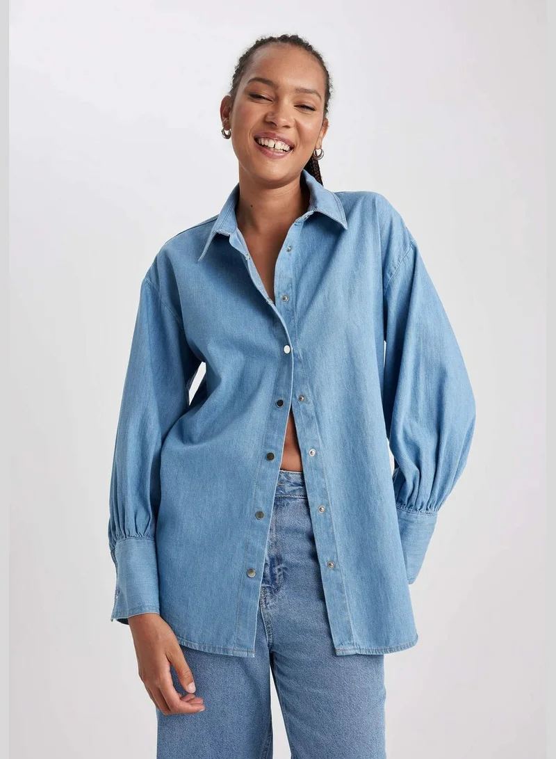 ديفاكتو Woman Denim Shirt