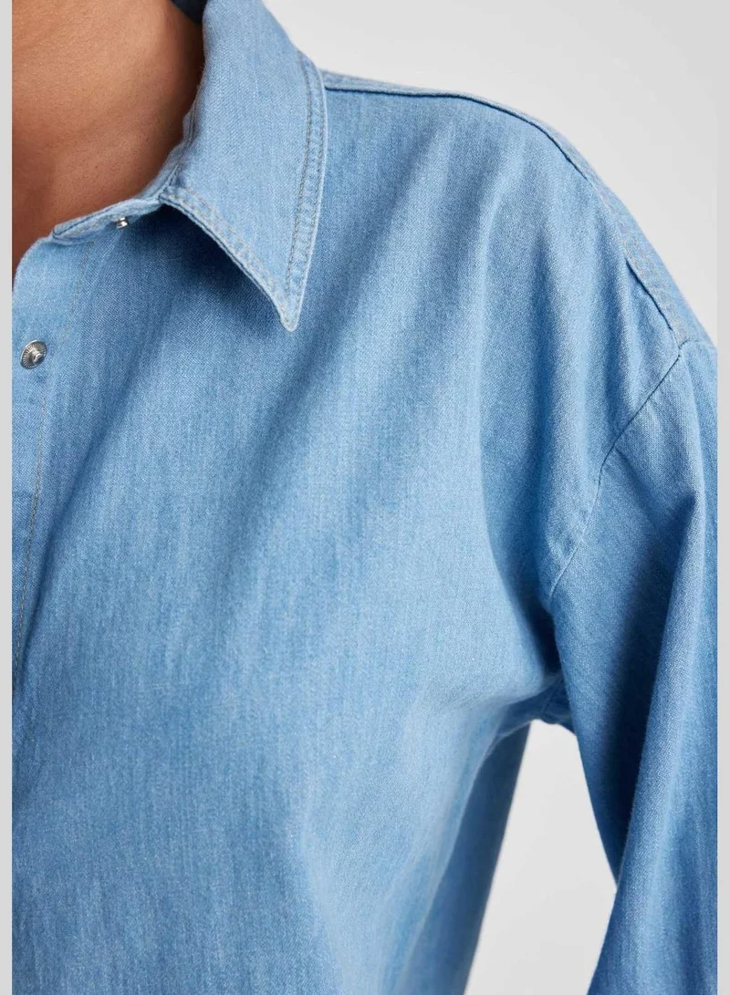 ديفاكتو Woman Denim Shirt