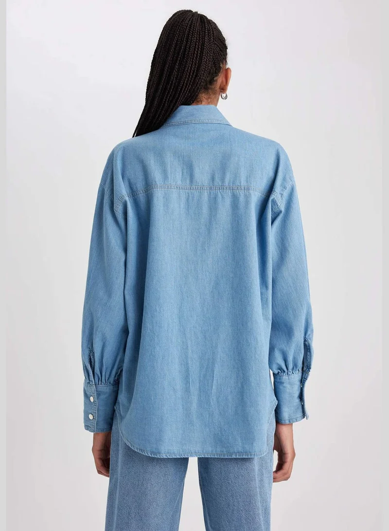 ديفاكتو Woman Denim Shirt