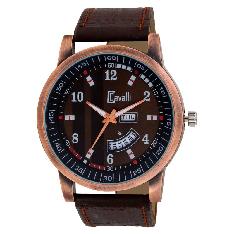 Cavalli Analogue Brown Dial Men's & Boy's Watch - Cs2691 - Image 5