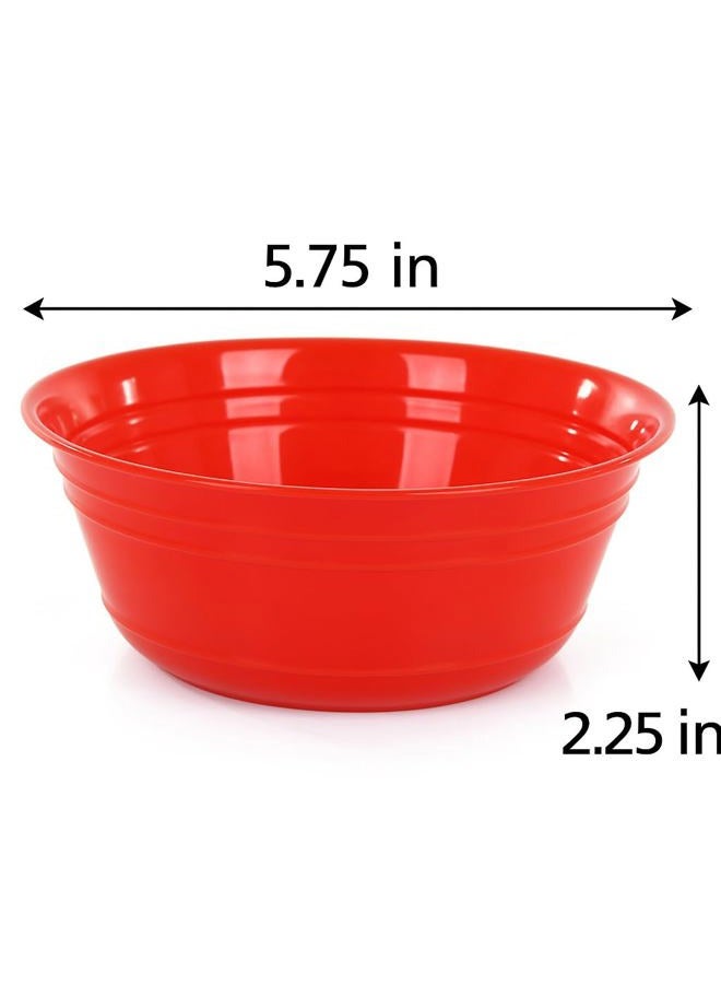 Mintra Home Snack Bowls (Small 6pk (600ml), Assorted) - 5.75inW x 2.25inH - Image 2