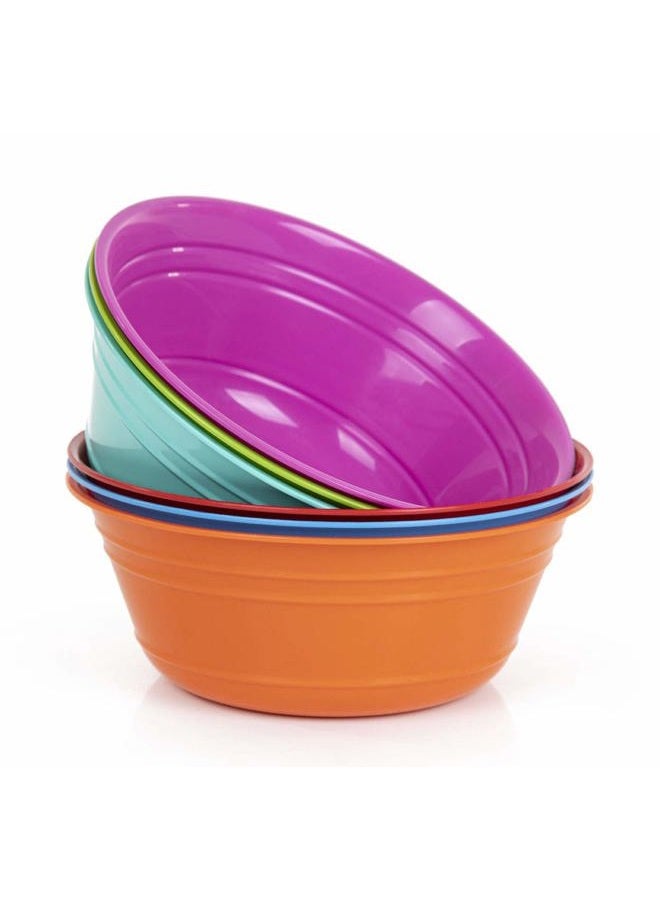 Mintra Home Snack Bowls (Small 6pk (600ml), Assorted) - 5.75inW x 2.25inH - Image 1