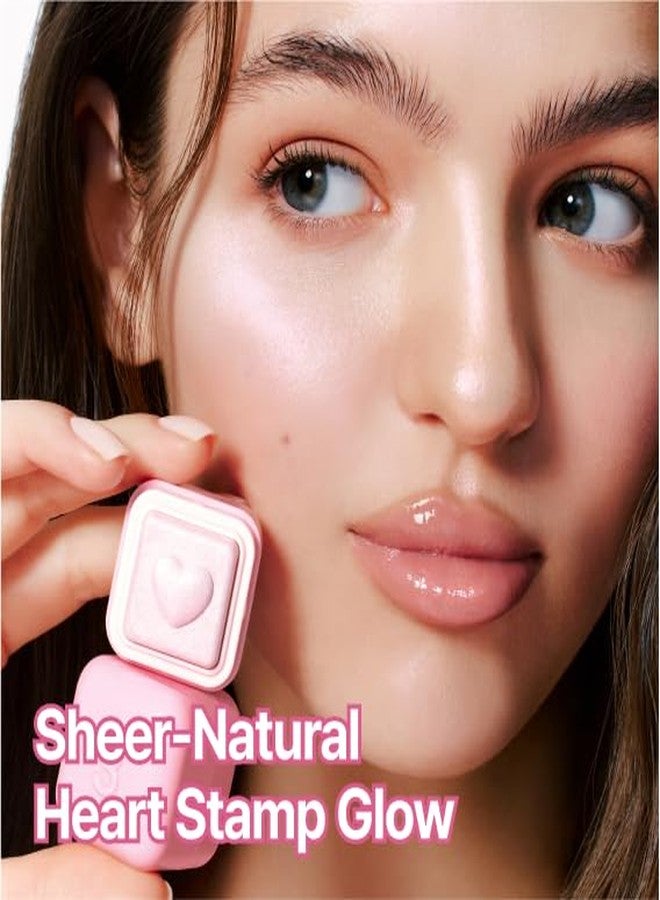 COLORGRAM Milk Bling Heartlighter - 06 Bubbles Blue by Colorgram for Women - 1.8g Highlighter - Image 2