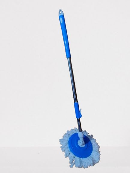 RMGS Spin Mop Rod Stick360 Degree Rotating Head Mop Head and Rod with Washable refile Set Multicolor Floor Cleaning mop - Image 3