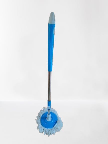 RMGS Spin Mop Rod Stick360 Degree Rotating Head Mop Head and Rod with Washable refile Set Multicolor Floor Cleaning mop - Image 2