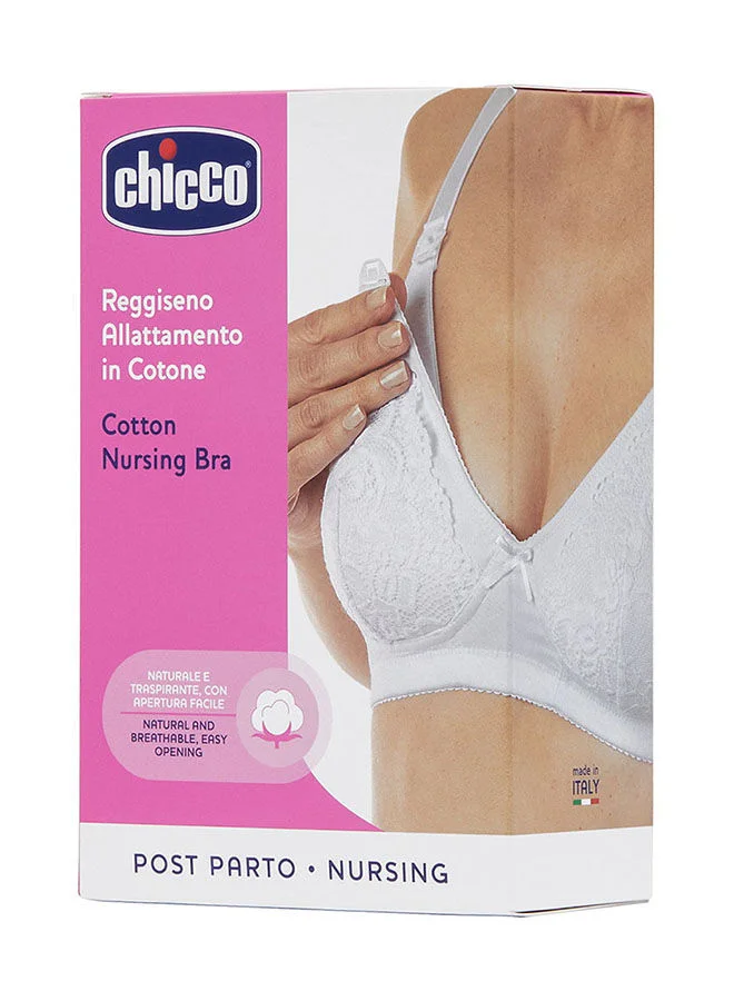 شيكو Cotton Stretch Nursing Bra 3C, White