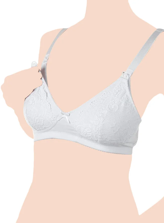 شيكو Cotton Stretch Nursing Bra 3C, White
