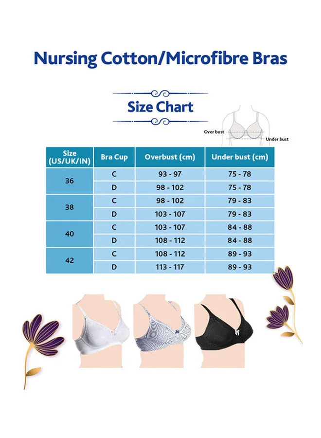 شيكو Cotton Stretch Nursing Bra 3C, White