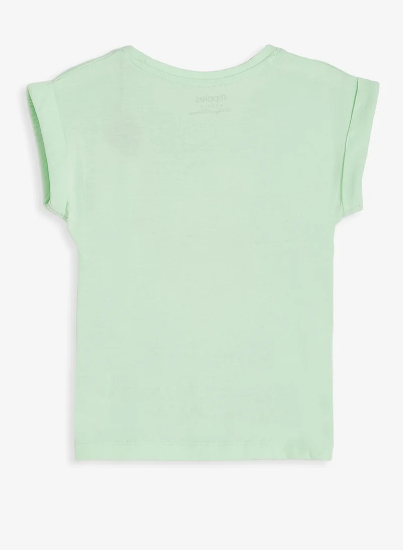 ريبلز مع نمشي Girls T-shirt