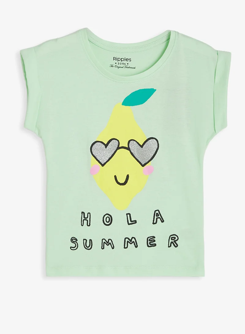 ريبلز مع نمشي Girls T-shirt