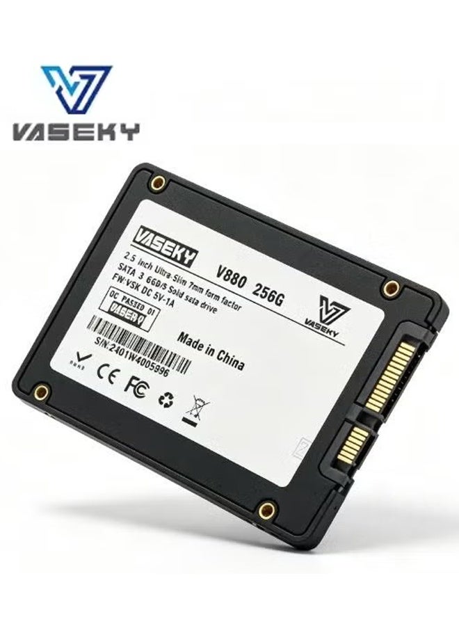 Vaseky 256GB SSD 2.5'' SATA3 Internal Solid State Drive Hard Drive for Laptop and Desktop PC - Image 1