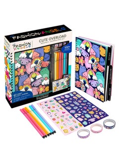 Cute Overload Graphic Journaling Set - Includes 1 Tabbed Sketchbook, 2 Sticker Sheets, 6 Markers And 3 Rolls Of Tapeffiti, Kawaii Stationery Set - For Ages 8+ - pzsku/ZA14DC1AA60BD47E2F0BCZ/45/_/1734348186/2b699c74-0bcd-43d3-b6ee-7be9f0753015