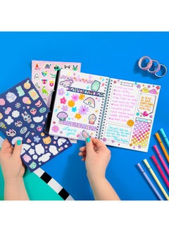 Cute Overload Graphic Journaling Set - Includes 1 Tabbed Sketchbook, 2 Sticker Sheets, 6 Markers And 3 Rolls Of Tapeffiti, Kawaii Stationery Set - For Ages 8+ - pzsku/ZA14DC1AA60BD47E2F0BCZ/45/_/1734348221/be8117fb-cea8-4834-b573-7d2335a9878f