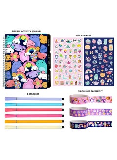 Cute Overload Graphic Journaling Set - Includes 1 Tabbed Sketchbook, 2 Sticker Sheets, 6 Markers And 3 Rolls Of Tapeffiti, Kawaii Stationery Set - For Ages 8+ - pzsku/ZA14DC1AA60BD47E2F0BCZ/45/_/1734348262/f206428b-8689-439f-ac52-532c68b38d2e