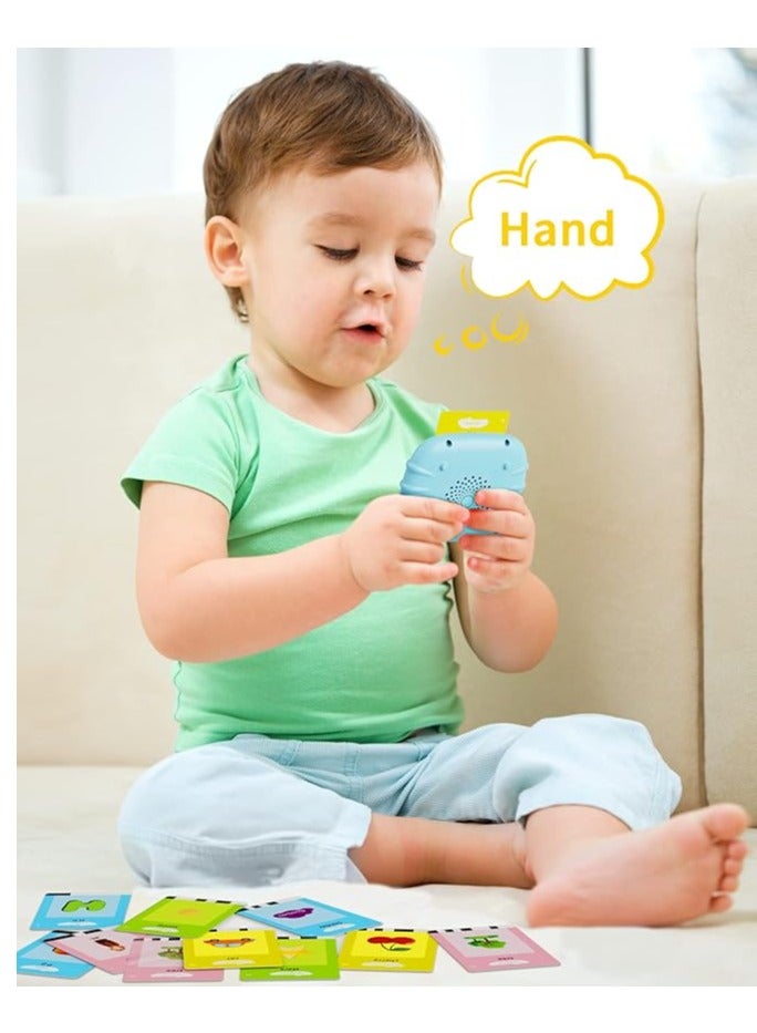 Topcolor Educational Toy For Kids, Listen And Learn Audio Flash Cards In Arabic And English For Toddlers 1 2 3 4 5 6 Years Flashcard Device For Boys And Girls With 112 Pieces Of Double-Sided Cards 224 Words, In Arabic And English - Image 3