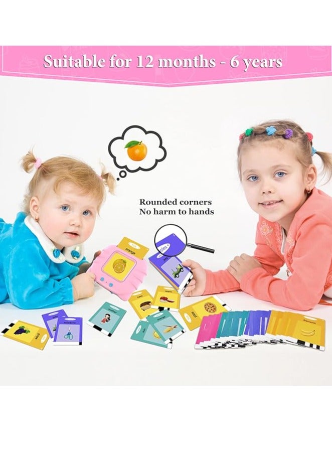 Topcolor Educational Toy For Kids, Listen And Learn Audio Flash Cards In Arabic And English For Toddlers 1 2 3 4 5 6 Years Flashcard Device For Boys And Girls With 112 Pieces Of Double-Sided Cards 224 Words, In Arabic And English - Image 4