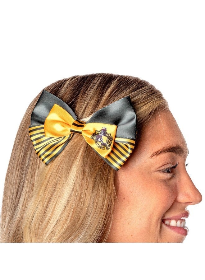 بايو وورلد ربطة شعر بشعار مدرسة هوجورتس ومنزل هافلباف من هاري بوتر - Image 1