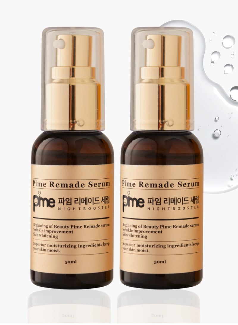 pime Advanced Anti-Aging Bee Venom Serum 50g x2 – Korean Face Serum for Acne-Prone Skin, Wrinkle Reduction, Firming, Brightening & Hydration - Image 1