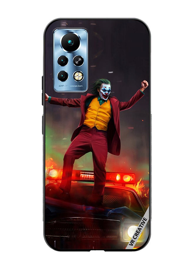 VR CREATIVE Protective Case Cover For Infinix Note 11 Pro Joker Over A Car With His Evil Laugh Design Multicolour - Image 1