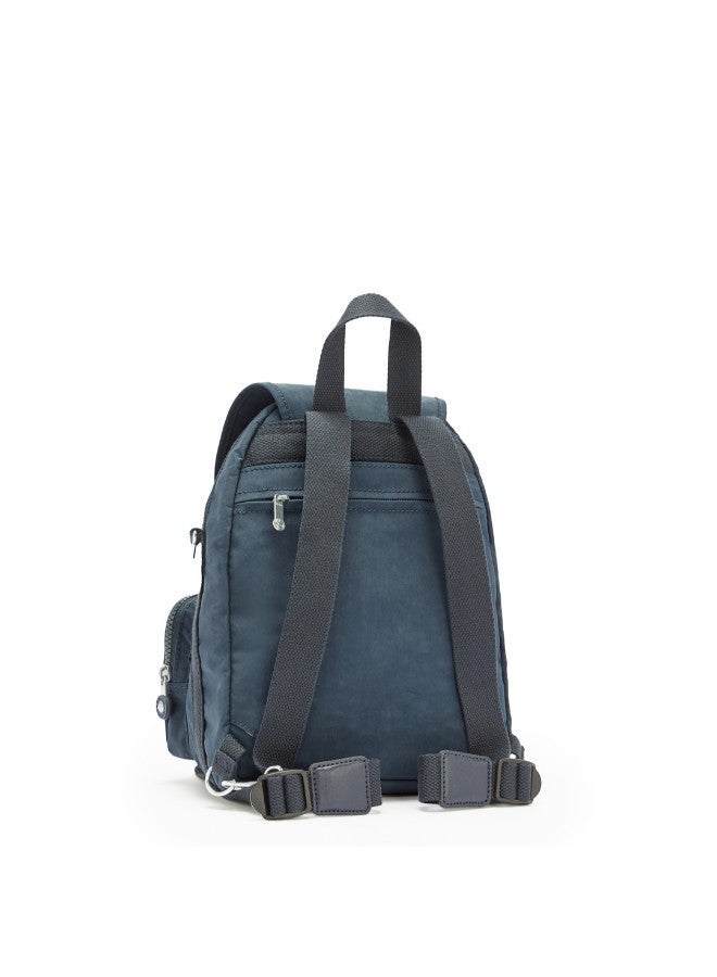 kipling Small Backpack (Convertible To Shoulderbag) Female Blue Bleu 2 Firefly Up - Image 3
