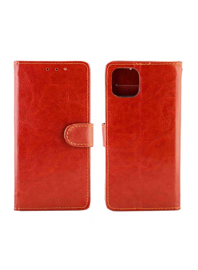 S-TOP Case For OPPO A92s Crazy Horse Texture Leather Horizontal Flip Protective Case with Holder & Card Slots & Wallet & Photo Frame - Image 2