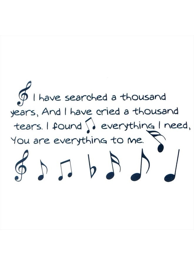 Oottati 2 Sheets Small Cute Temporary Tattoo Stickers Music Notes Finger for Men Women Teens - Image 2