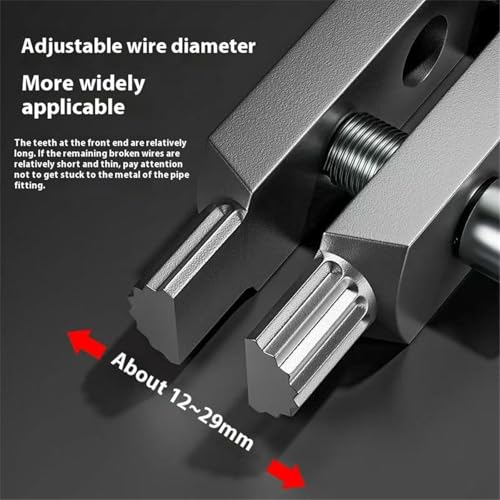 SWOPPLY Faucet Angle Valve Broken Head Screw Wire Extractor For Sink Valve Other Pipe Tubing Tools Accs Plumber Hand Plumbing Repair Tools Faucet Allen Screw Removal Tool 1/2 in and 3/4 in Stripped Thread - Image 2