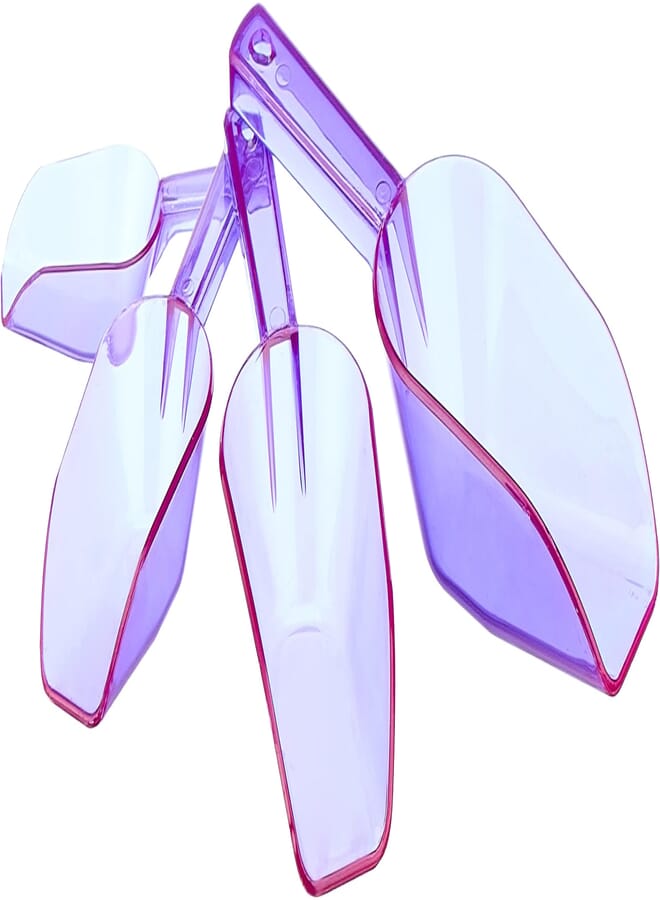 FreeCook Plastic Cooking Shovel Set - Made in Turkey Purple