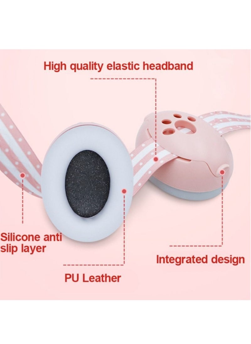 Generic - Children Baby Earmuffs, Adjustable Children Noise Prevention Soundproof Earmuff, Anti-Noise Cushioned Earmuffs for Baby Ear Protector Hearing Protection (White) - Image 1