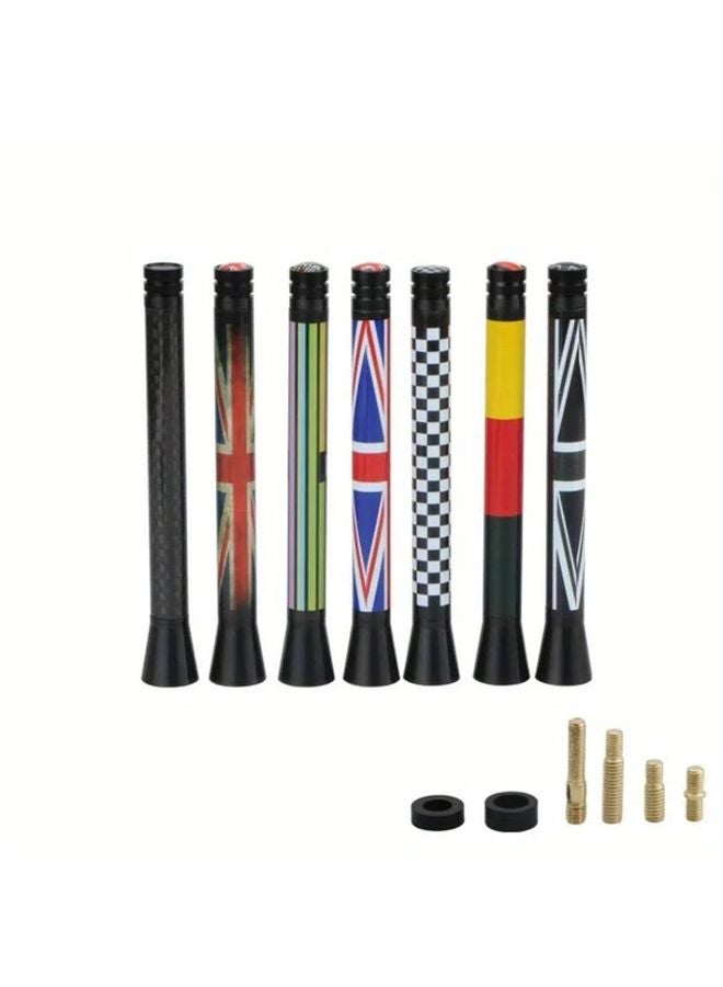 هوائي سيارة ميني كوبر سارية علم الاتحاد جاك علم ألمانيا سبيكة ألومنيوم 10.7 سم - Image 4