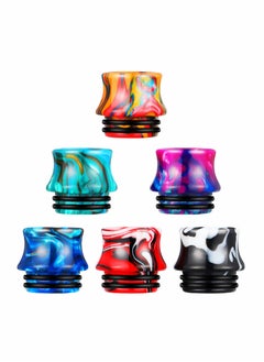 Y&D 6pcs Drip Tip, 810 Resin Replacement Standard Wide Bore Tip Cover Connector for Ice Maker, Coffee Machine Favors  - Image 1