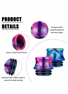 Y&D 6pcs Drip Tip, 810 Resin Replacement Standard Wide Bore Tip Cover Connector for Ice Maker, Coffee Machine Favors  - Image 3