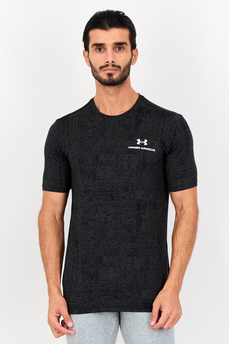 UNDER ARMOUR تي شيرت تدريب قصير الأكمام للرجال، متعدد الألوان - Image 1