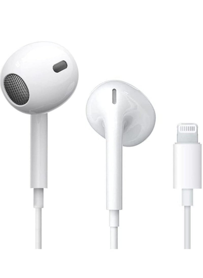 Generic - Lightning Headphone Wired for iPhone 14[Apple MFi Certified] Built-in Microphone & Volume Control, in-Ear Stereo Headset Compatible with iPhone 13 Mini/SE/12 Pro/12Pro Max/11/X/8 7-All iOS System - Image 1