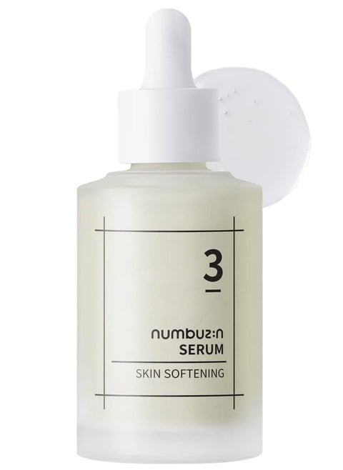 NUMBUZIN No. 3 Skin Softening Serum Advanced Fermented Formula for Enhanced Elasticity and Hydration, 1.69 fl oz (50 ml)