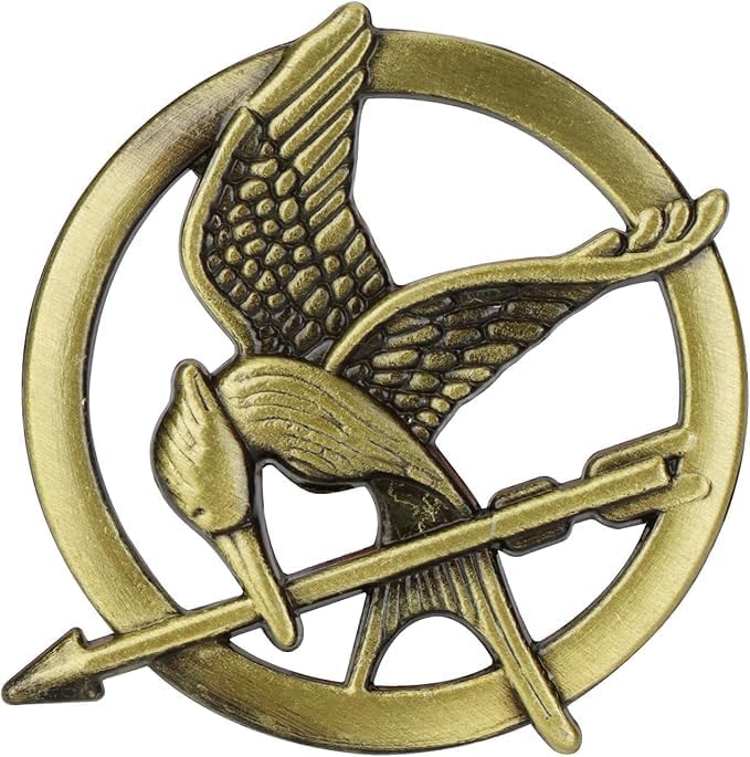PSL Hunger Games Mockingjay Pin Badge - Song Of Uprising - Image 1