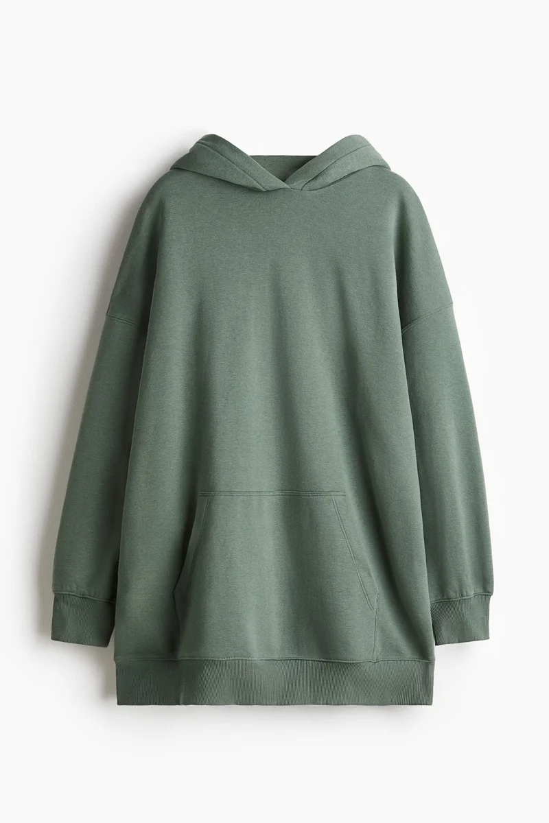 اتش اند ام فستان فضفاض بغطاء رأس