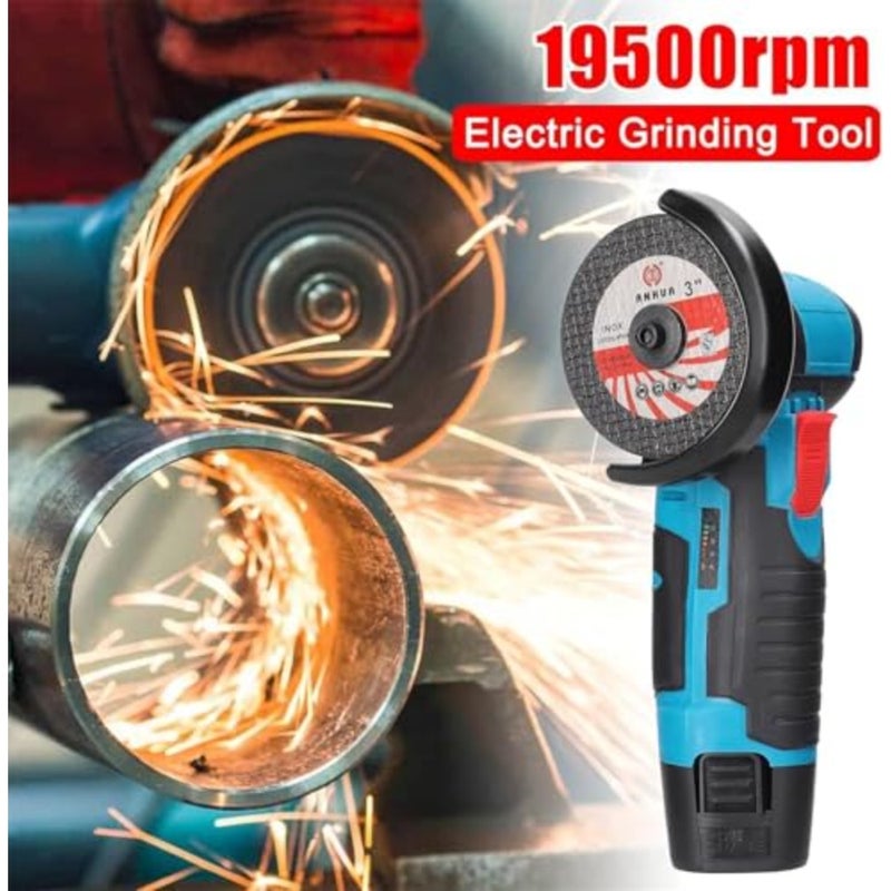 Cordless Angle Grinder, 12V Mini Angle Grinder Cordless Electric Grinding Cutting Polishing Machine Power Tool 2 - Image 5