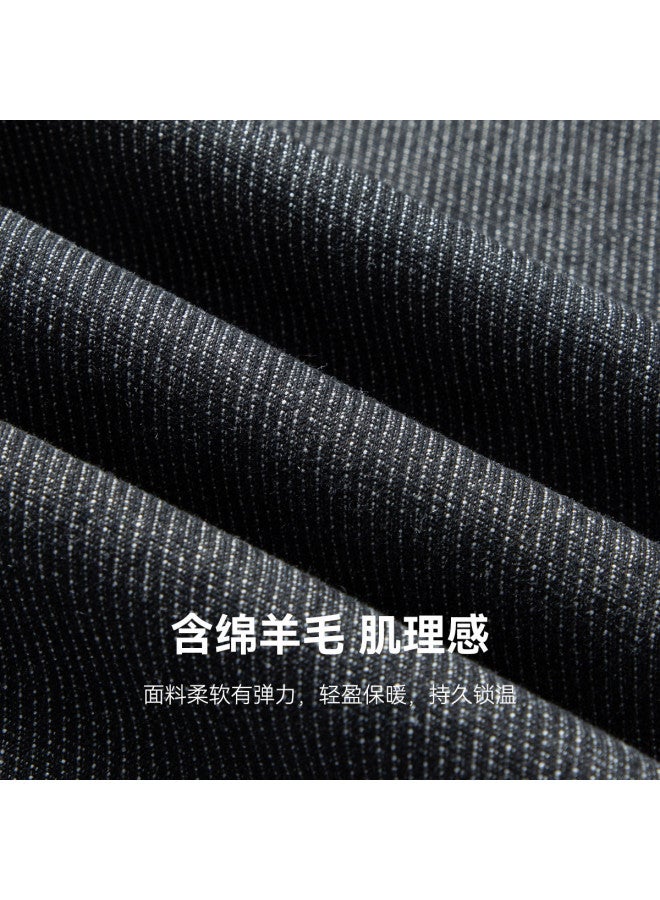 Fapai Contains Wool] Versatile Men's Business Casual Trousers, Draped Stretch Straight-leg Pants, Casual Trousers For Men - Image 5
